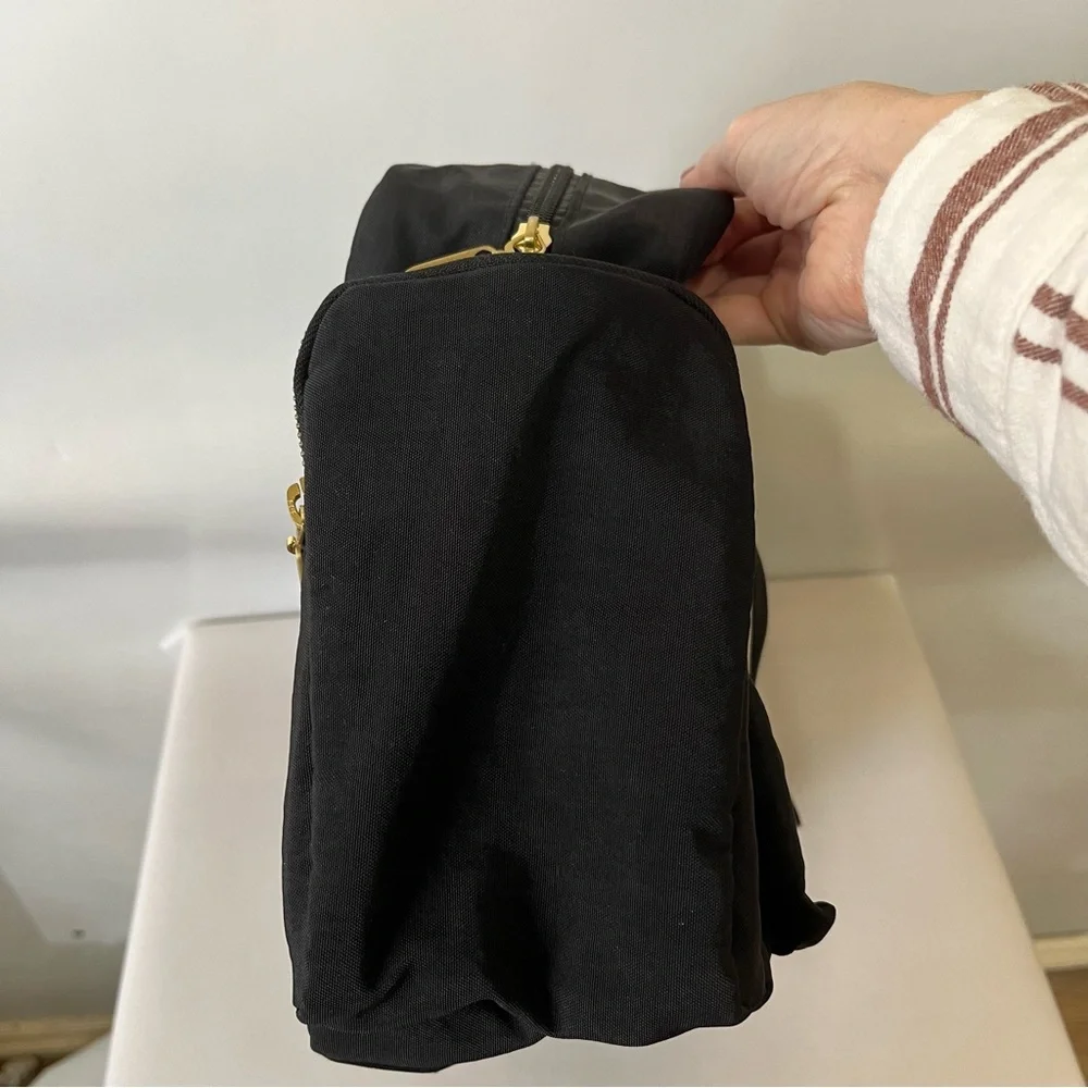 Baggallini Black Venice Laptop Tote Bag Travel Bag